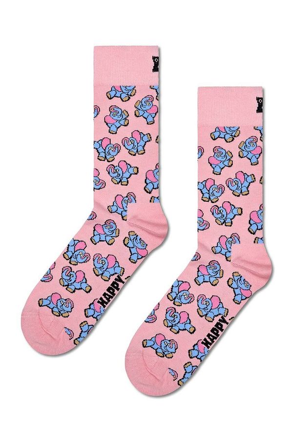 Happy Socks Nogavice Happy Socks Inflatable Elephant roza barva