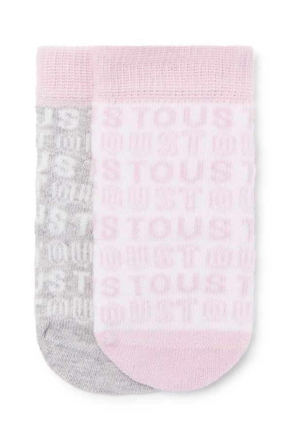 Tous Nogavice za dojenčka Tous 2-pack roza barva