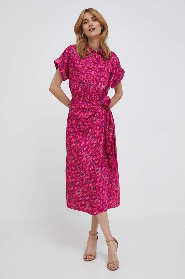 Lauren Ralph Lauren Obleka Lauren Ralph Lauren roza barva