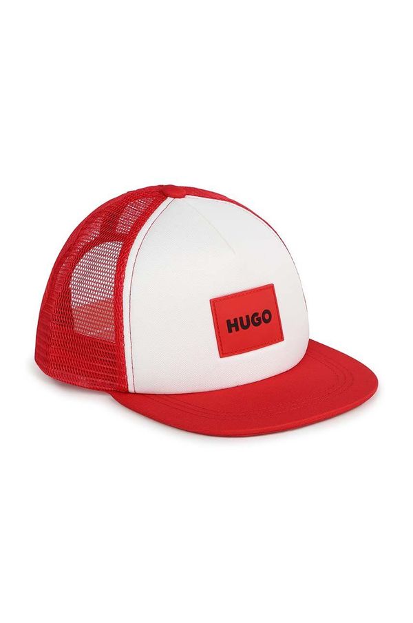 Hugo Otroška baseball kapa HUGO bež barva