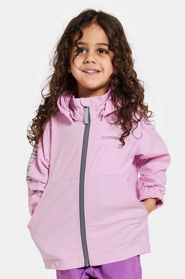 Didriksons Otroška jakna Didriksons HALLON KIDS JKT vijolična barva