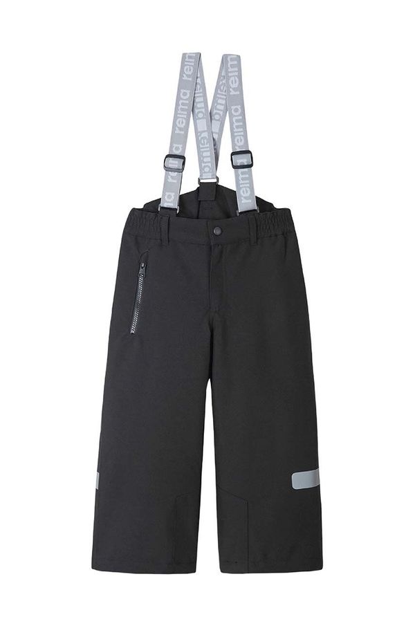 Reima Otroške hlače za zimske športe Reima Kiddo Lightning črna barva