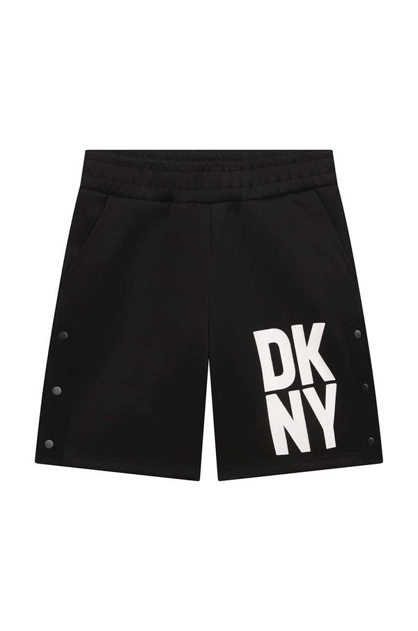 DKNY Otroške kratke hlače Dkny črna barva
