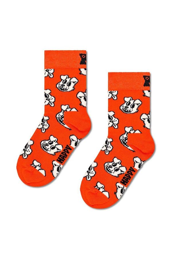 Happy Socks Otroške nogavice Happy Socks Kids Dog Sock oranžna barva