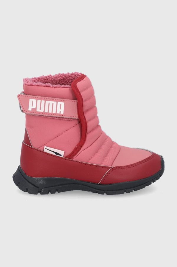 Puma Otroške snežke Puma Puma Nieve Boot Wtr Ac Ps roza barva