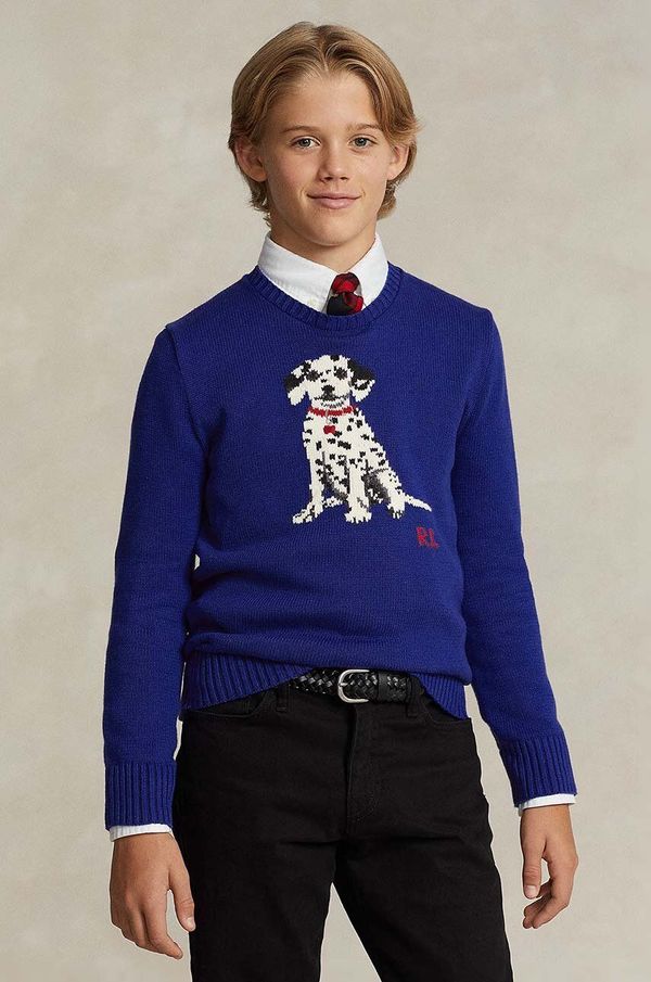 Polo Ralph Lauren Otroški bombažen pulover Polo Ralph Lauren