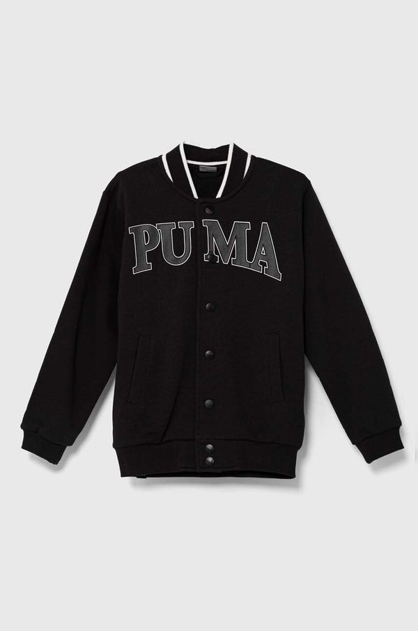 Puma Otroški pulover Puma PUMA SQUAD TR B črna barva