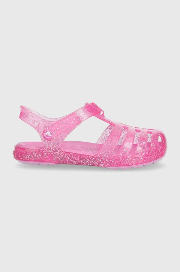 Crocs Otroški sandali Crocs CROCS ISABELLA SANDAL roza barva