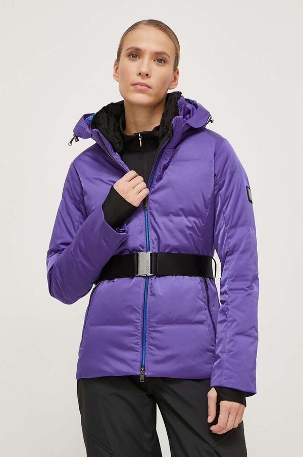 Descente Smučarska jakna s puhom Descente Luna vijolična barva