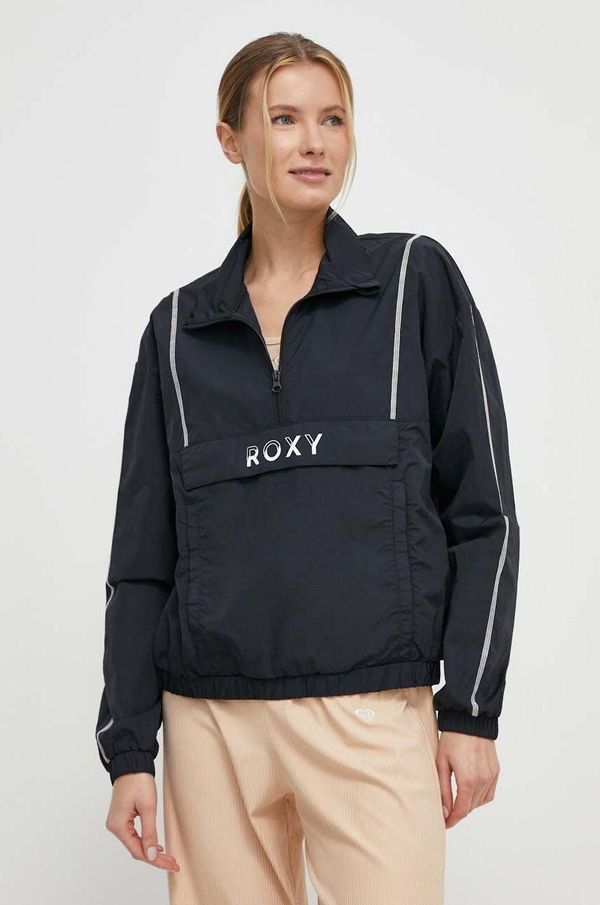 Roxy Vetrovka Roxy Bold Moves x Mizuno črna barva