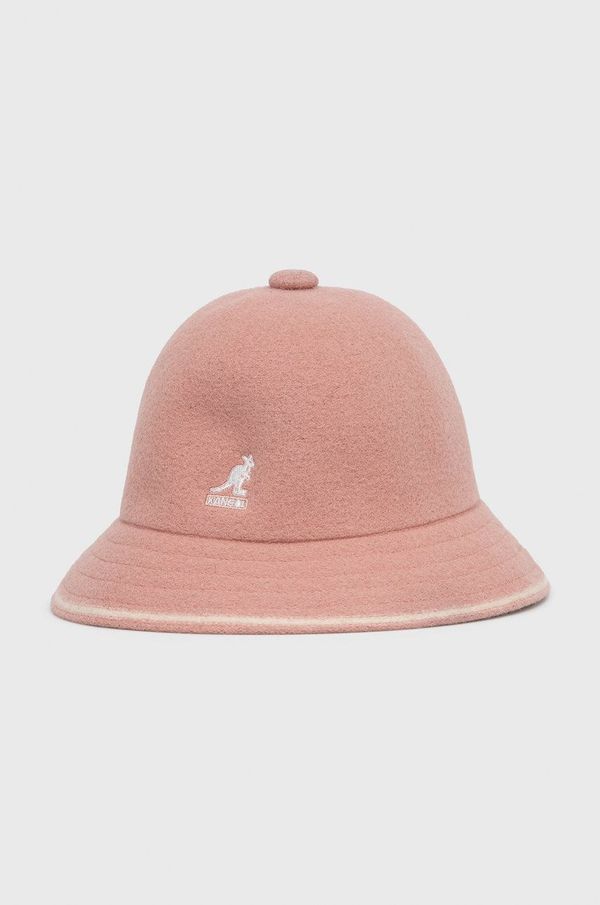 Kangol Volnen klobuk Kangol roza barva