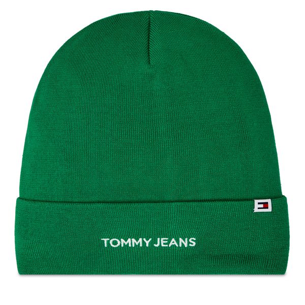Tommy Jeans Kapa Tommy Jeans Tjw Linear Logo Beanie AW0AW15843 Olympic Green L4B