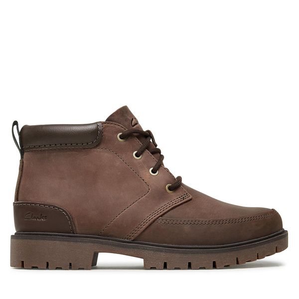 Clarks Pohodni čevlji Clarks Rossdale Mid 261734537 Brown Warmlined Leather