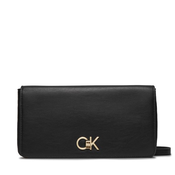 Calvin Klein Ročna torba Calvin Klein Re-Lock Double Gusette K60K611336 Ck Black BEH