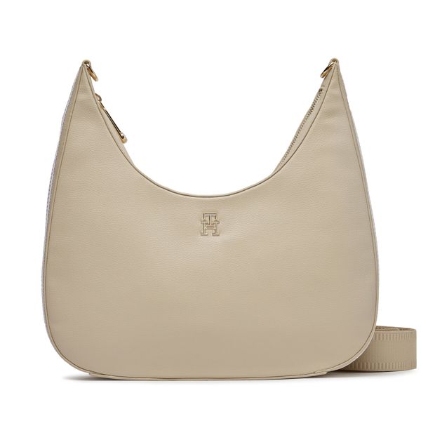 Tommy Hilfiger Ročna torba Tommy Hilfiger Th Essential Sc Crossover AW0AW15723 White Clay AES