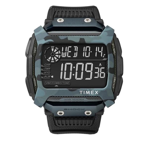 Timex Ročna ura Timex Command TW5M18200 Black/Grey