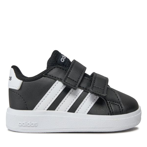 adidas Superge adidas Grand Court Lifestyle Hook and Loop Shoes GW6523 Črna