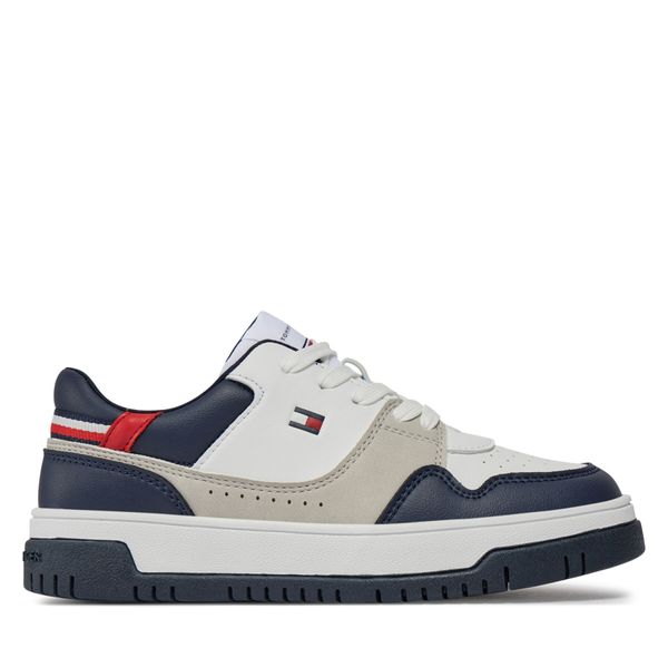 Tommy Hilfiger Superge Tommy Hilfiger Low Cut Lace-Up Sneaker T3X9-33368-1355 S White/Blue/Red Y003