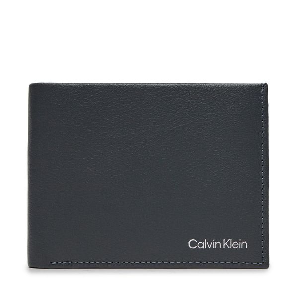 Calvin Klein Velika moška denarnica Calvin Klein Warmth Bifold 5Cc W/ Coin L K50K507896 Iron Gate Pebble PCX