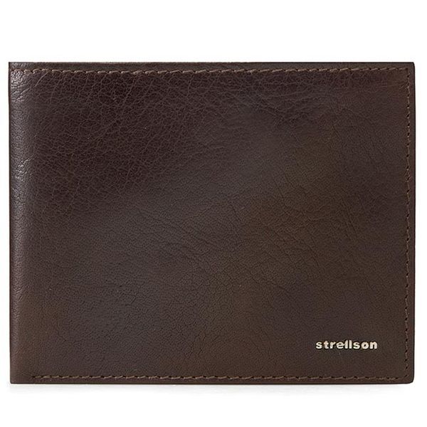 Strellson Velika moška denarnica Strellson Billfold H8 4010001301 D.Brown 702