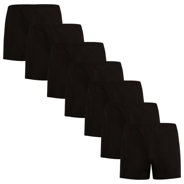Nedeto 7PACK Men's Shorts Nedeto black