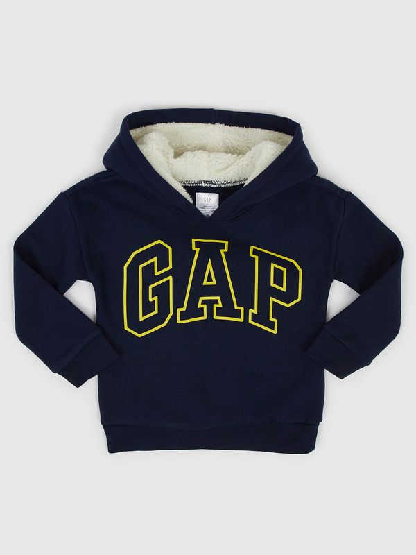 GAP GAP Kids Sweatshirt with Sherpa Hood - Boys