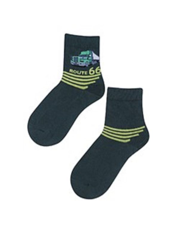 Gatta Gatta G34 socks. N01 Cottoline Boys Modeled 27-32 green 245