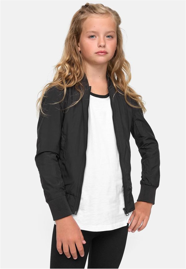 Urban Classics Kids Girls' Light Bomber Jacket Black
