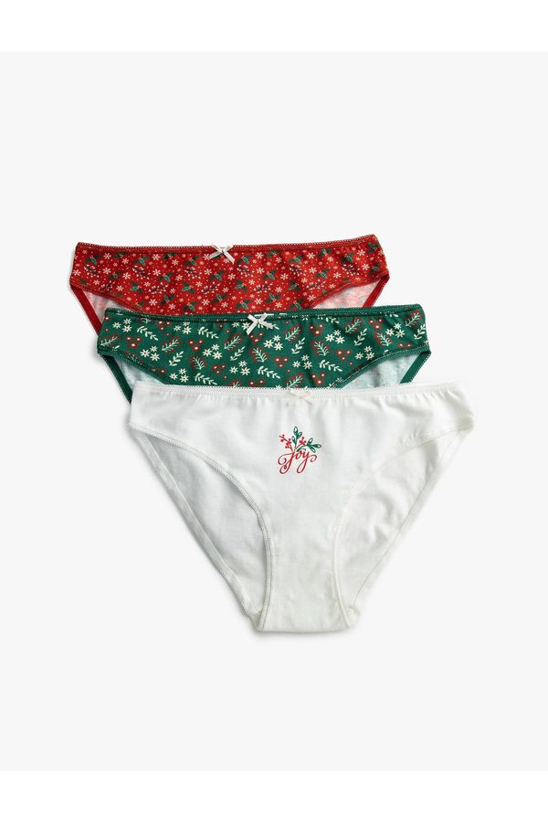 Koton Koton 3-pack Briefs Patterned Panties