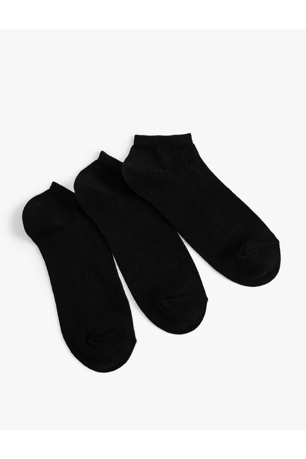Koton Koton Basic 3-Pack Booties Socks Set