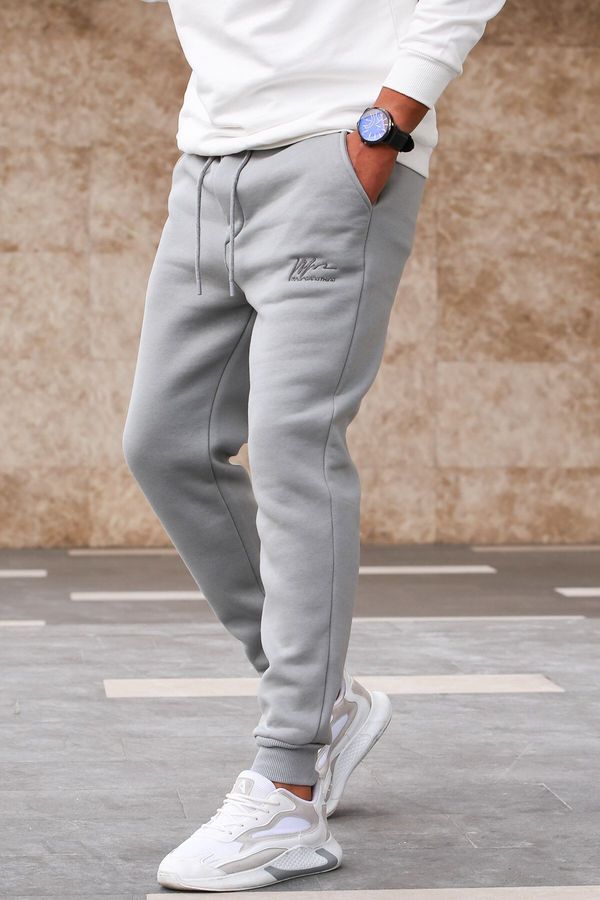Madmext Madmext Dyed Gray Basic Tracksuit 5433