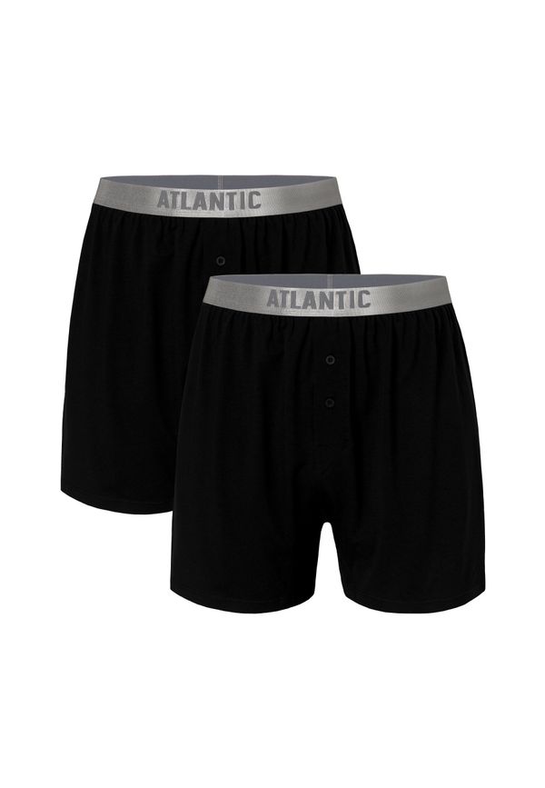 Atlantic Man Cotton Boxers Pima ATLANTIC - črna