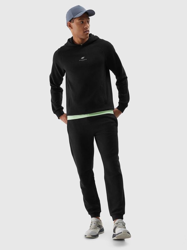 4F Men's 4F Organic Cotton Jogger Sweatpants - Black