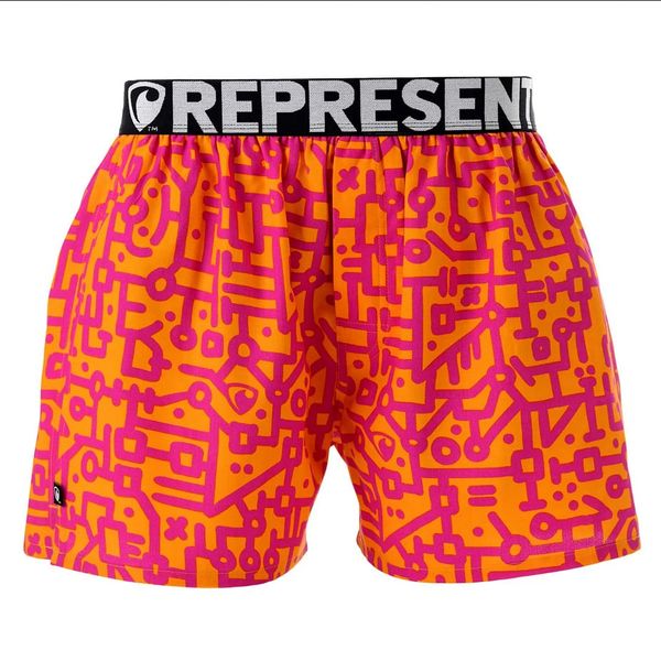 REPRESENT Men's shorts Represent exclusive Mike elektro map