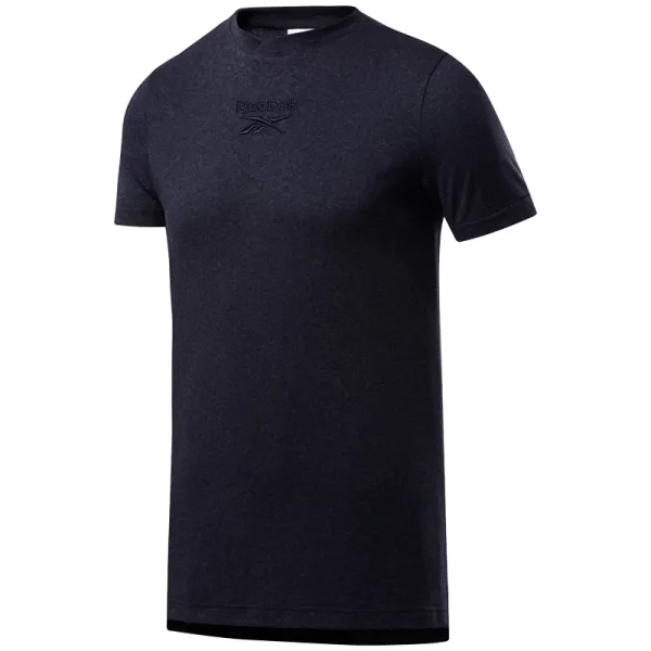 Reebok Men's T-shirt Reebok Melange navy blue, XL