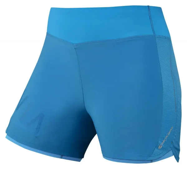 Montane Montane Katla Women's Shorts Twin Skin Shorts Cerulean Blue