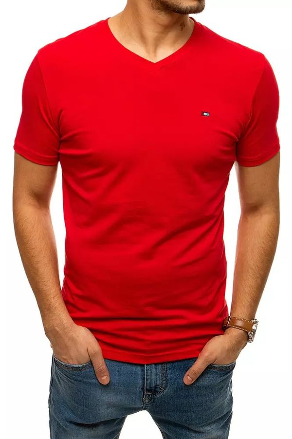 DStreet Rdeča moška majica RX4464