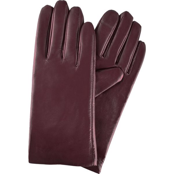 Semiline Semiline Woman's Women Leather Antibacterial Gloves P8212
