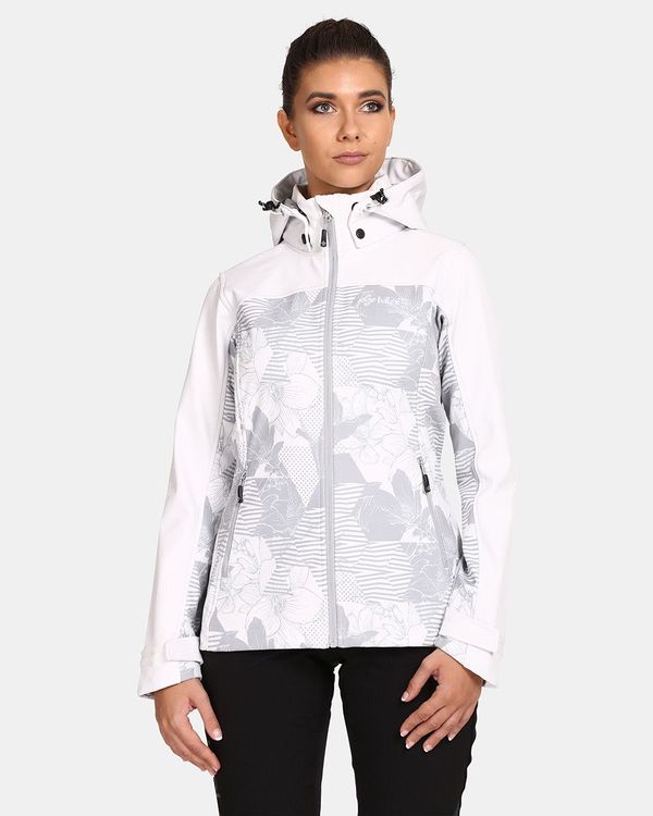 Kilpi Women's softshell jacket Kilpi RAVIA-W Light grey