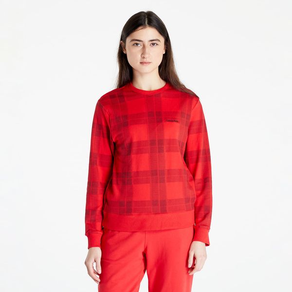 Calvin Klein Calvin Klein Mc Holiday Lw Rf L/S Sweatshirt Textured Plaid/ Exact