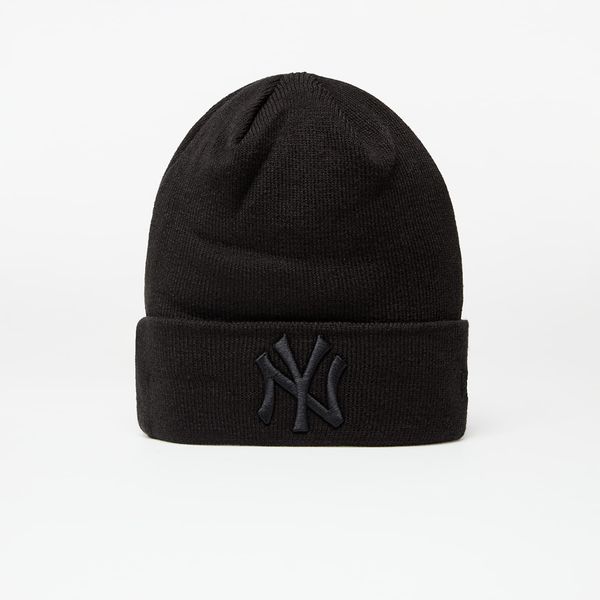 New Era New Era Cap Mlb Essential Cuff Knit New York Yankees Black/ Black