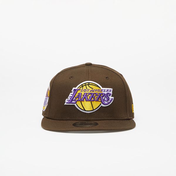 New Era New Era Los Angeles Lakers Repreve 9FIFTY Snapback Cap Walnut/ True Purple