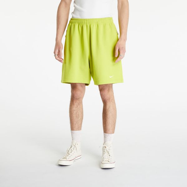 Nike Nike Solo Swoosh Men's French Terry Shorts Bright Cactus/ White