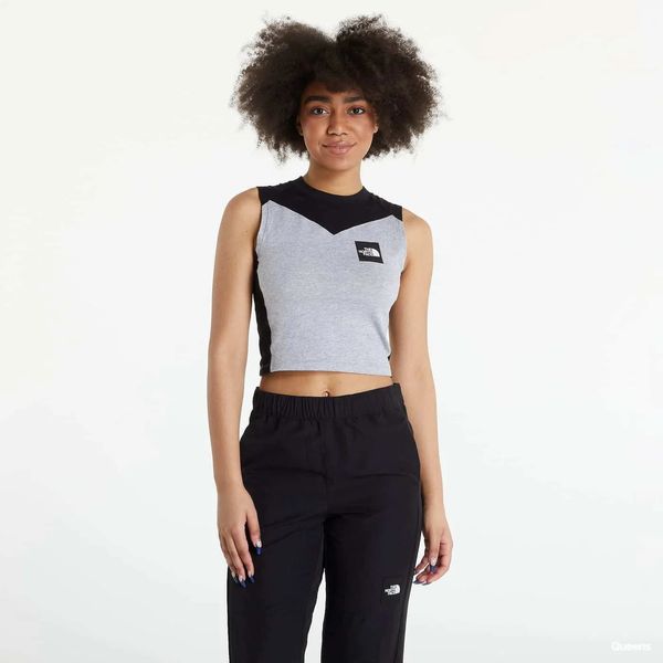 The North Face The North Face Cropped Fitted Tank Top Tnf Light Grey Heather