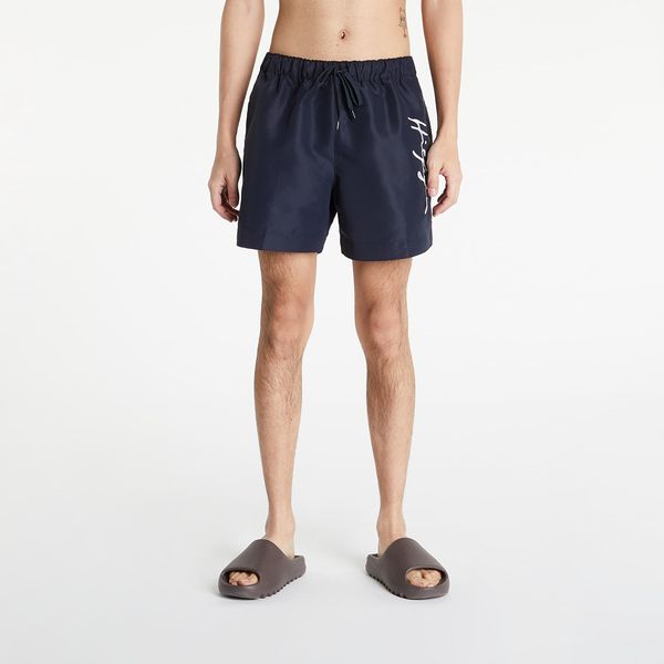 Tommy Hilfiger Tommy Hilfiger Mid Length Signature Logo Swim Shorts Black