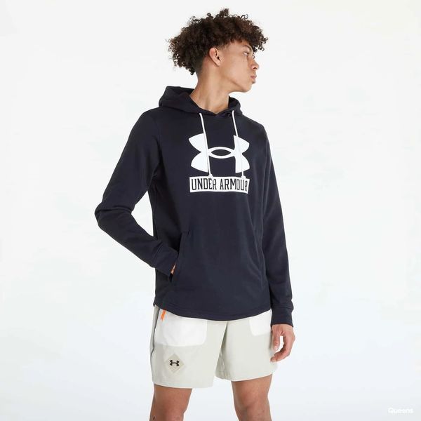 Under Armour Under Armour Rival Terry Logo Hoodie Black/ Onyx White