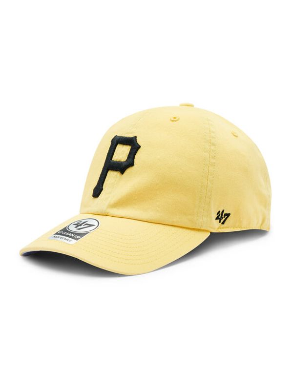 47 Brand 47 Brand Kapa s šiltom MLB Pittsburgh Pirates Double Under '47 CLEAN UP BAS-DBLUN920GWS-MZ06 Rumena