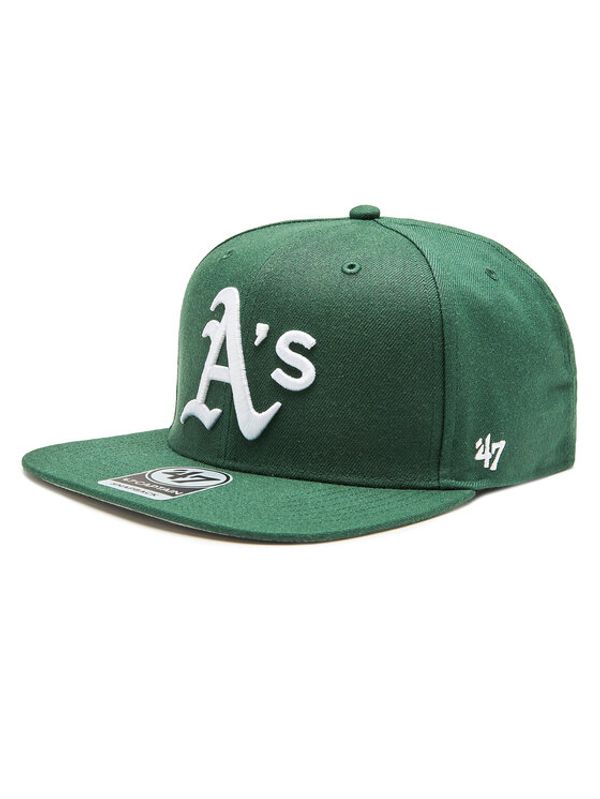 47 Brand 47 Brand Kapa s šiltom MLB Oakland Athletics Sure Shot '47 CAPTAIN B-SRS18WBP-DGB Zelena