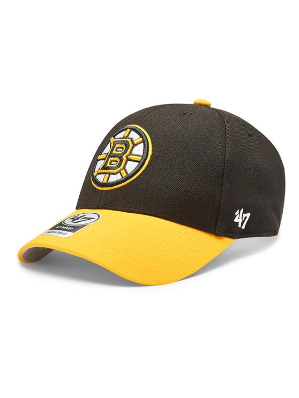47 Brand 47 Brand Kapa s šiltom NHL Boston Bruins Sure Shot TT Snapback '47 MVP HVIN-SUMTT01WBP-BK74 Črna