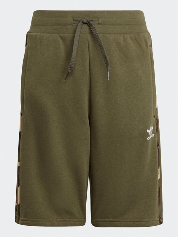 adidas adidas Športne kratke hlače Camo Shorts IC5146 Zelena Regular Fit